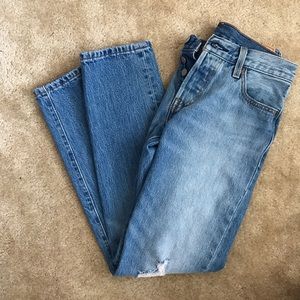 Levi 501 Distressed Jeans